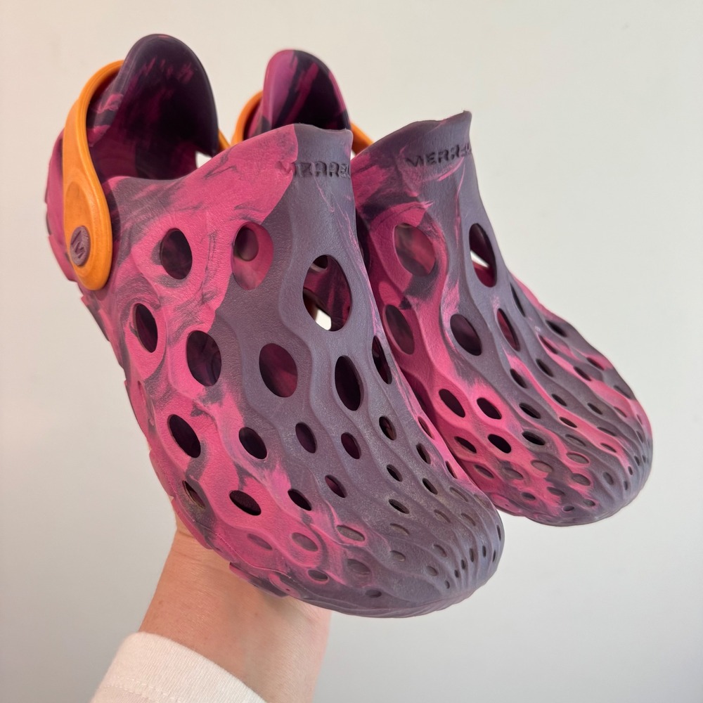 Merrell Hydro Moc Kids Purple Pink Marbled Water Shoes Clogs Size K5‎